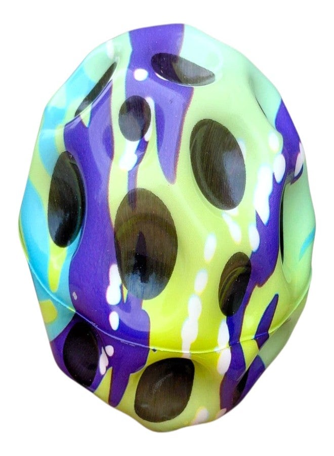 JNil Super High Bouncing Ball, Moon and Space Balls for Kids and Adults, Improve Hand-Eye Coordination, Easy to Grip (Green) - Image 3